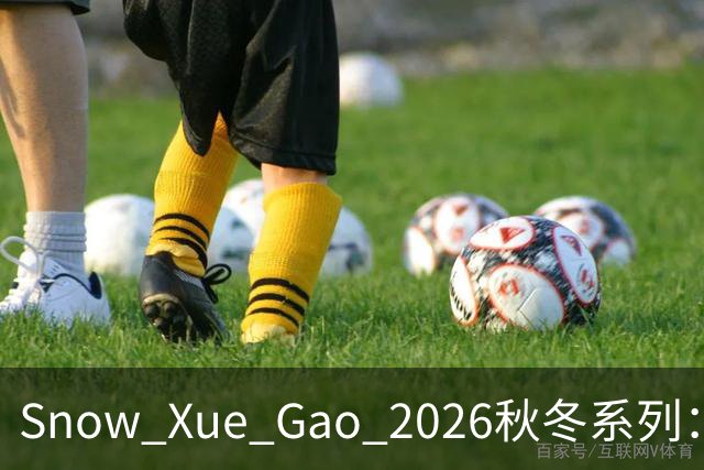 Snow Xue Gao 2026秋冬系列：都市女性的现代优雅与灵动